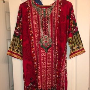 1 piece Pakistani Indian Dress Kurta Salwar Kameez